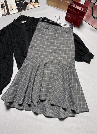 Асимметричная стильная юбка shein