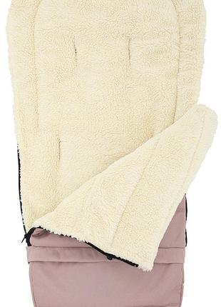 Зимовий конверт babyroom wool n-20 cappuccino капучино3 фото
