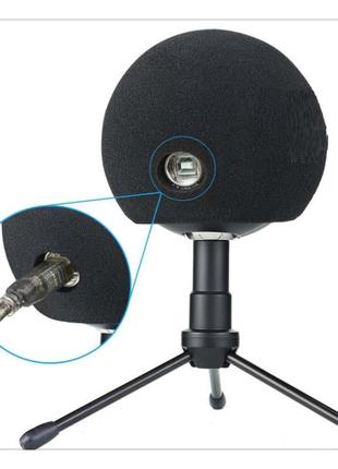 Ветрозащита поролоновая насадка поп фильтр blue snowball ice usb mic
