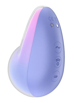 Вакуумный вибратор satisfyer pixie dust violet/pink 4