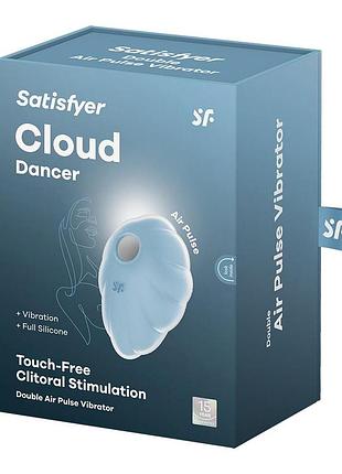 Вакуумный вибратор satisfyer cloud dancer (blue) 6