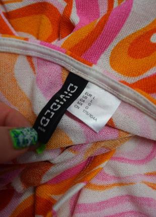 Платье в принт летний халтер платье легкое на шею