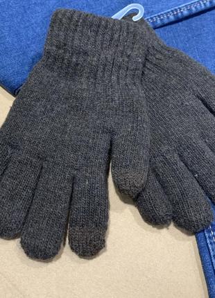 Перчатки коричневые детские