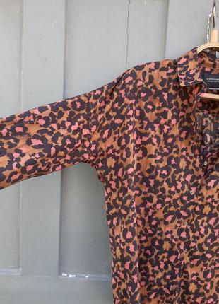 Леопардовая рубашка scotch &amp; soda, aнималистичный принт