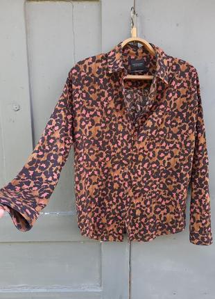 Леопардова сорочка scotch & soda, aнімалістичний принт