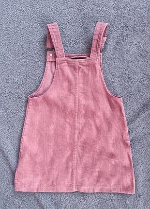 Дитячий вельветовий сарафан