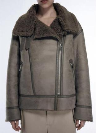 Дубленка zara м