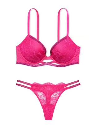 Комплект белья пушап victoria's secret виктория сикрет оригинал