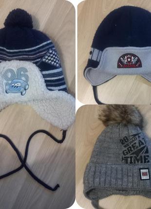 Зимние шапки на мальчика