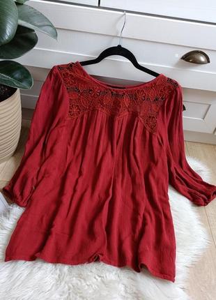 Блуза жатка с рукавом от m&amp;s collection, размер xs