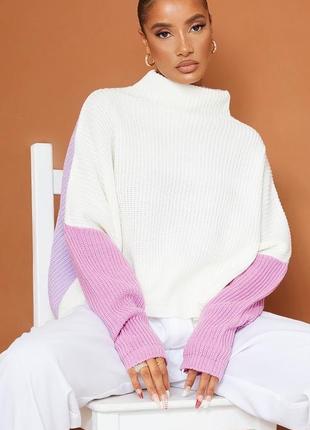 Широкий свитер оверсайз, обхват груди 200