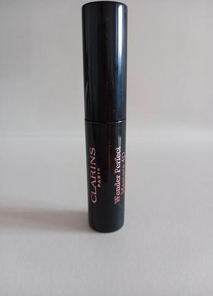 Clarins wonder perfect mascara 4d тушь для ресниц 01 черная 3 мл.
