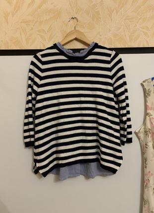 Комбинированные мирер + майка seraphine тельняжка