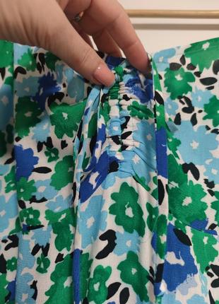 Легка сукня з натуральної тканини від primark 💙💚4 фото