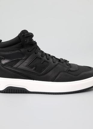 Кеди чоловічі шкіряні хутро 589548 чорні