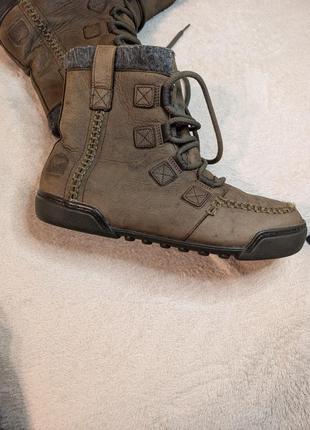 Ботинки зимние sorel waterproof 45 размер 30 см отличное состояние