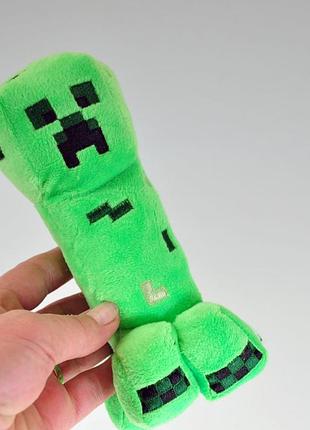 М'яка іграшка кріпер майнкрафт, minecraft, 18 см