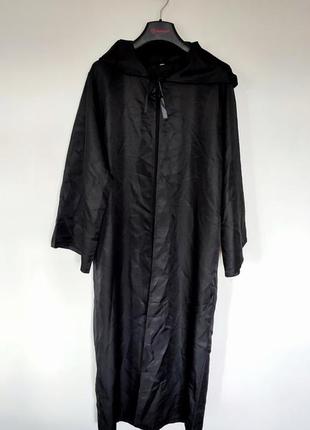 Мантия снейп гарри поттера harry potter плащ черная большая капюшоном gryffindor...