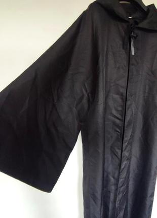 Мантия снейп гарри поттера harry potter плащ черная большая капюшоном gryffindor...