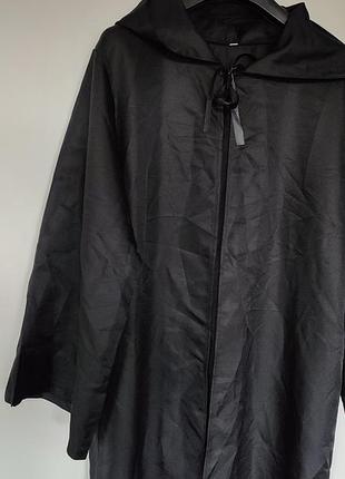 Мантия снейп гарри поттера harry potter плащ черная большая капюшоном gryffindor...