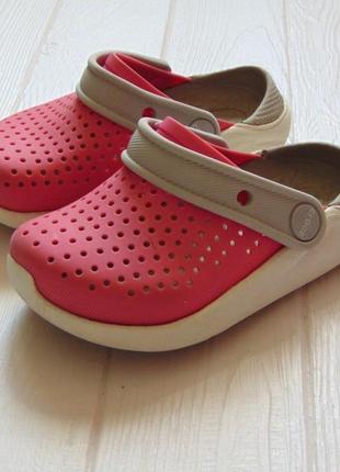Crocs (оригинал). размер с9 (26 размер). стильные кроксы для девочки