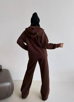 Спортивный костюм в стиле oversize брюки + кофта на молнии3 фото