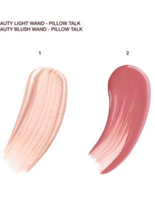 Набор румяна и хайлайтер charlotte tilbury pillow talk blush and glow kit
