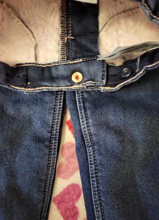 Теплі джинси на дівчинку 9