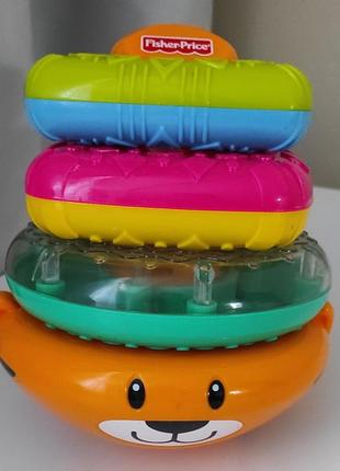 Развивающая игрушка пирамидка тигренок fisher-price, 6+ мес