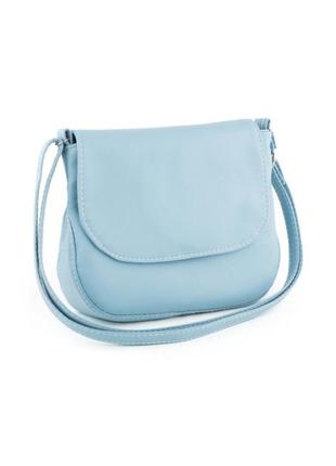 Жіноча сумка 20х7х24 см sambag блакитний (2000001481998)8 фото