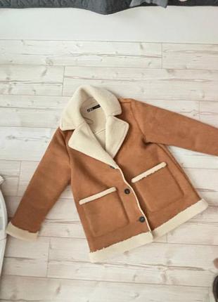Дубленка zara