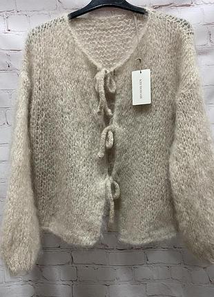 Шикарный стильный мохеровый кардиган 🥰 италия 🇮🇹