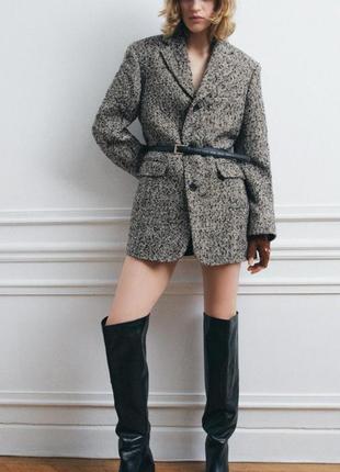 Блейзер zara с пояском