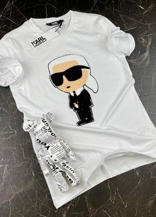 💙футболка в стиле "karl lagerfeld"💜lux качество количественно ограничено