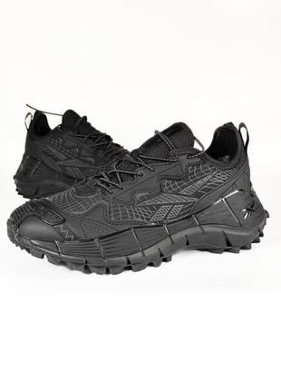 Зимние мужские кроссовки preschool zig kinetica 2.5 gore-tex winter black retro ельёк черного с серым цветов термо