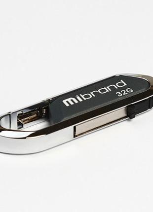 Usb флеш накопитель mibrand 32gb aligator grey usb 2.0 (mi2.0/al32u7g)