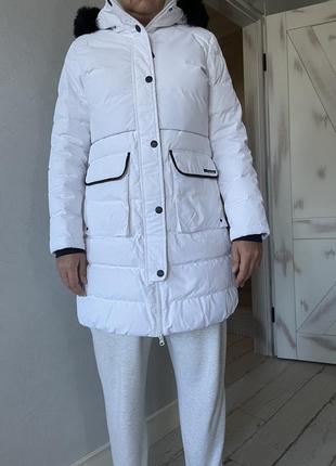 Пуховик anta белый р м.