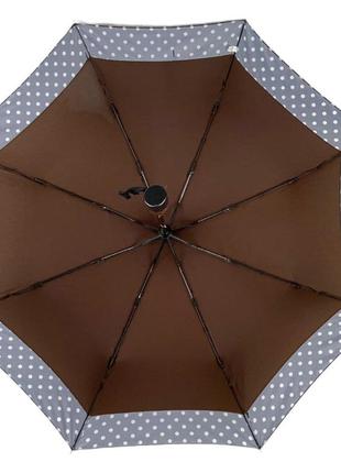 Женский зонт полуавтомат  s&l коричневый (2000002741190)3 фото