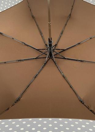 Женский зонт полуавтомат  s&l коричневый (2000002741190)4 фото