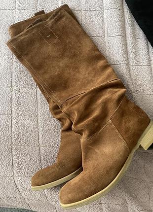 Сапоги замш 38