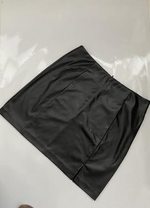 Спідниця екошкіра