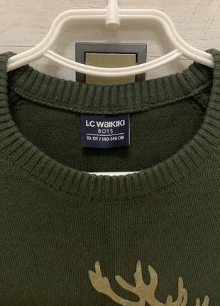 Фирменный джемпер, свитер, кофта lc waikiki на 10-12роков, рост 140-152см4 фото
