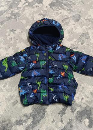 Куртка matalan 9-12 міс тепла на флісі теплая на флисе