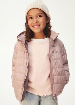Демі куртка рожева 6/8 років h&m