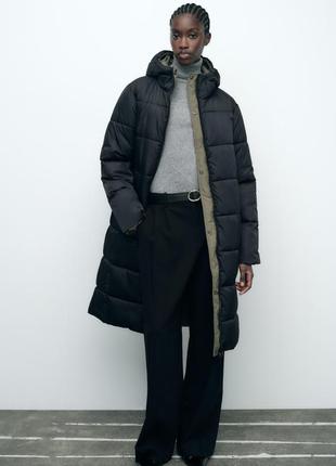 Двухсторонний длинный анорак water and wind protection