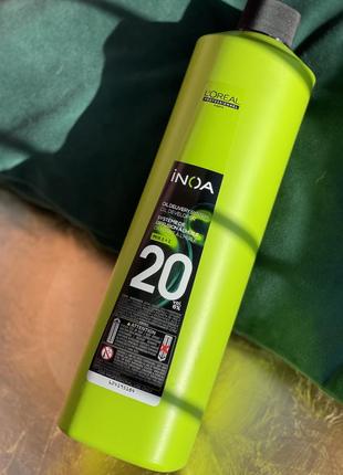 Оксидант для окрашивания волос l'oreal professionnel inoa oxydant 6% 20, 1000мл