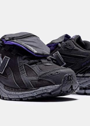 Кроссовки new balance 1906 r x cordura pouch black, мужские кроссовки.