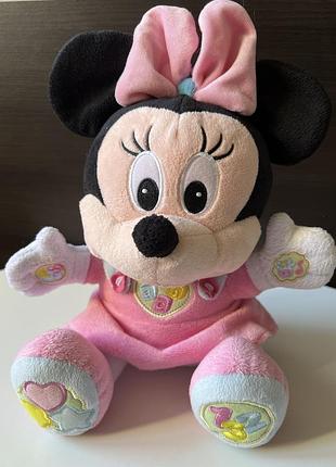 Інтерактивний мінні маус clementoni - baby minnie soft cuddly toy