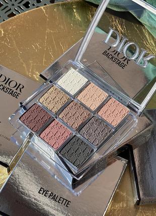 Палетка теней dior backstage eye palette 002 smoky essentials