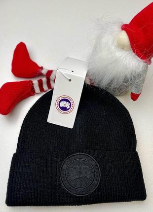 Canada goose шапка чоловіча чорна осіння весняна
